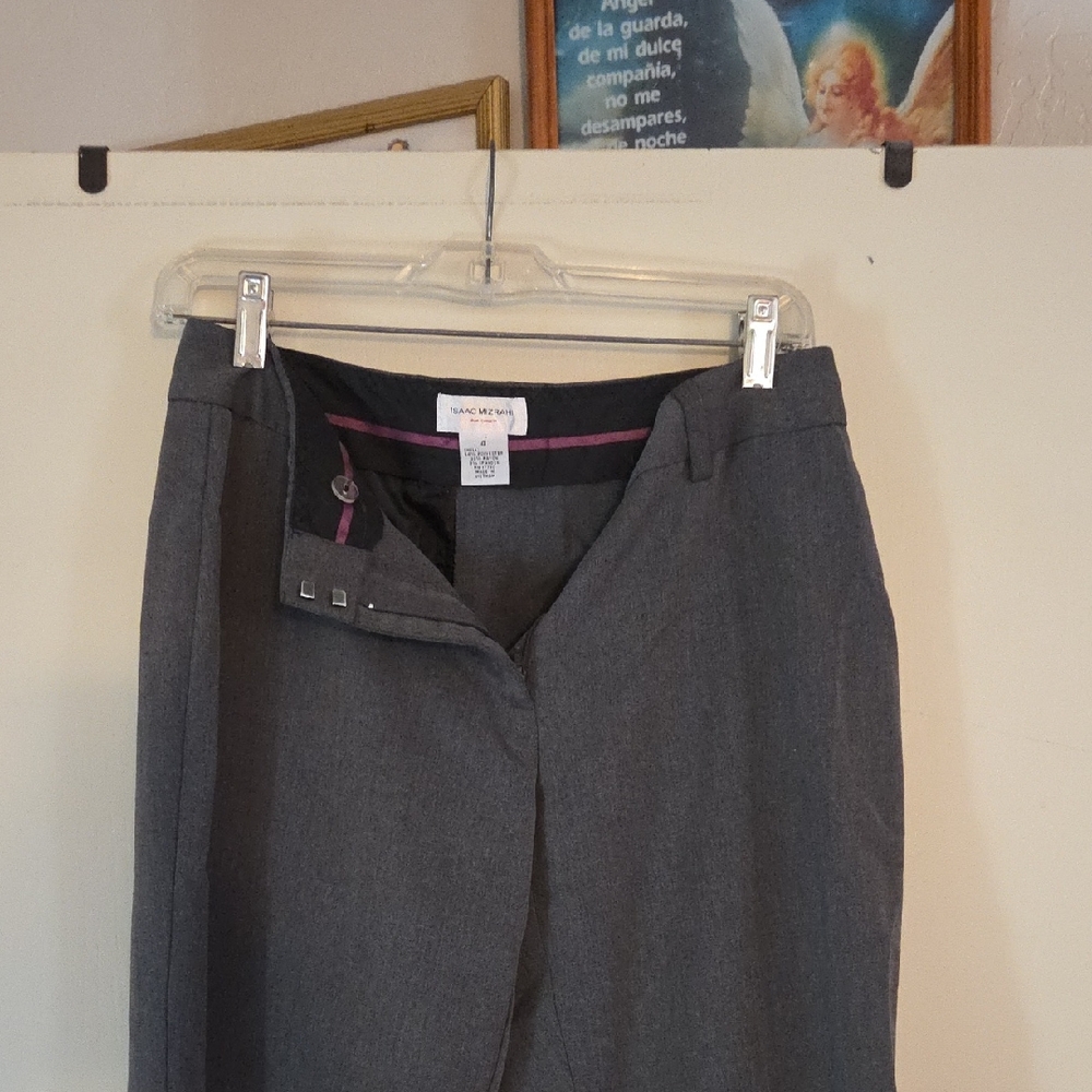 Isaac Mizrahi Charcoal Trousers